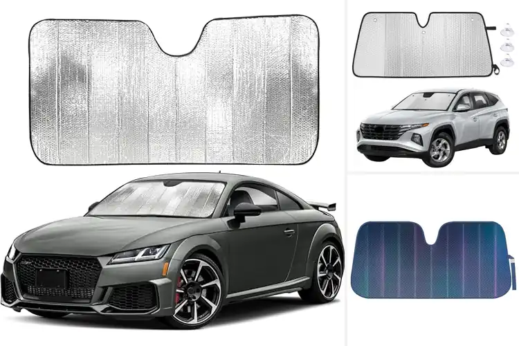 Detailed view of Best Accordion Fold Sunshades: Cool Comfort for Every Drive