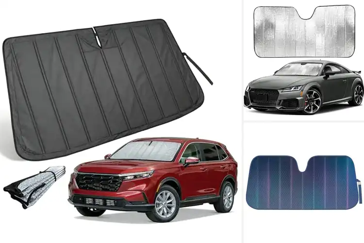 Detailed view of Best Accordion Folding Sunshades