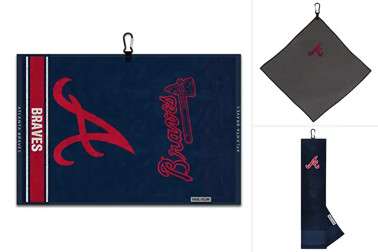 Detailed view of Best Atlanta Braves Golf Towels: Top Picks for Fans
