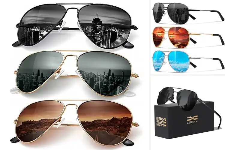 Detailed view of Best Aviator Sunglasses For Women And Men