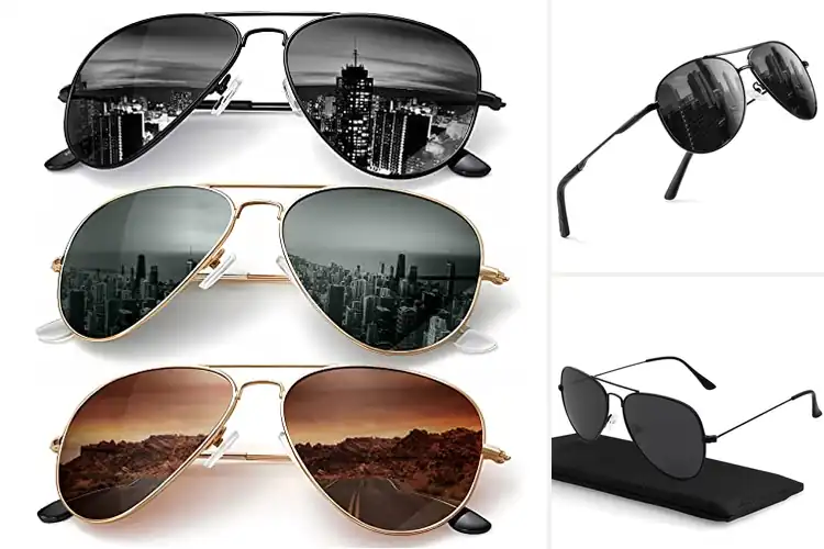 Detailed view of Best Aviator Sunglasses