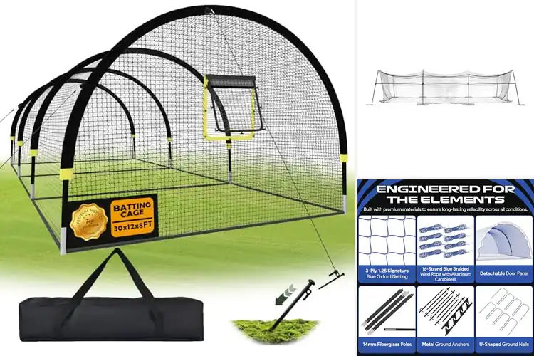 Detailed view of Best Batting Cages