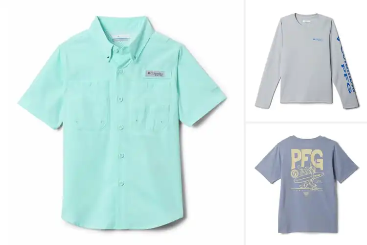 Detailed view of Best Boys PFG Shirts: Cool, Comfy Picks for Outdoor Fun