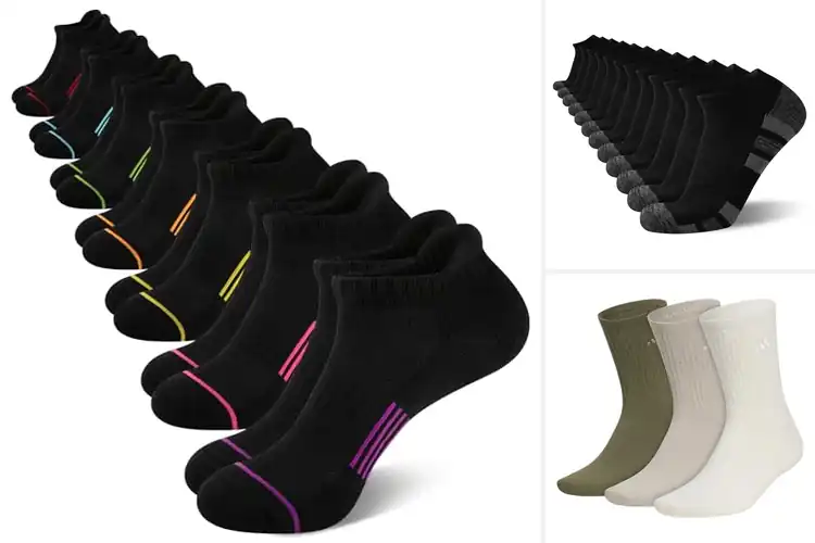 Detailed view of Best Cushioned Comfort Socks