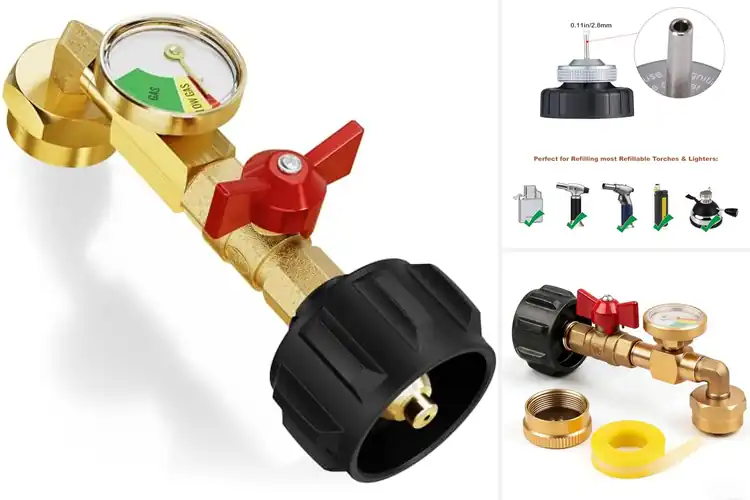 Detailed view of Best Gas Refill Adapters