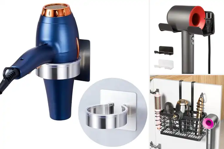 Detailed view of Best Hair Dryer Holders: 10 Tidy Bathroom Picks
