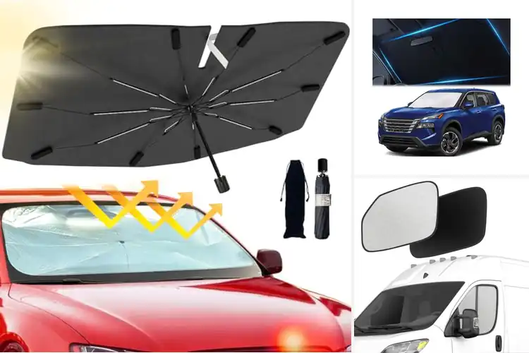 Detailed view of Best Heat Blocking Sunshades: Top Picks for a Cooler Ride