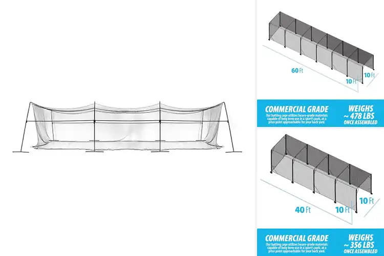 Detailed view of Best Heavy Duty Batting Cages