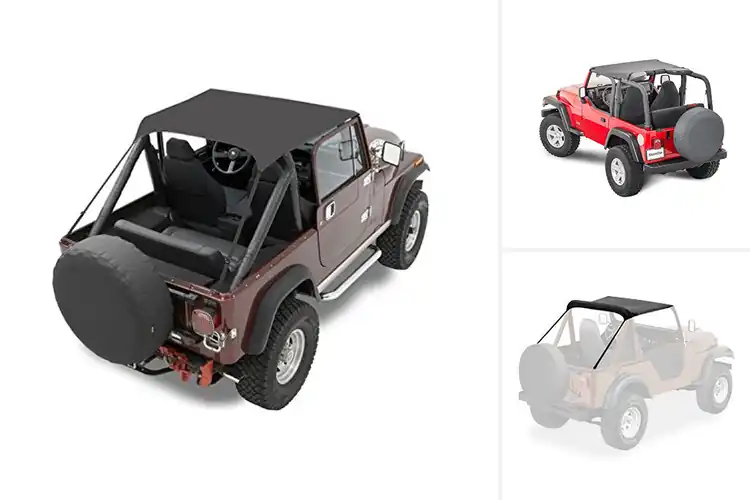 Detailed view of Best Jeep Bikini Tops