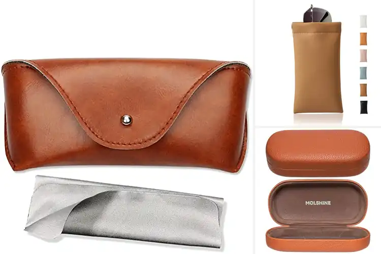 Detailed view of Best Leather Sunglasses Cases