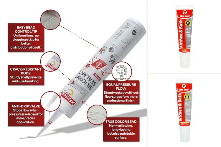 Detailed view of Best Low Odor Silicone Sealants