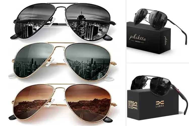 Detailed view of Best Mens Aviator Sunglasses: Top 10 Picks