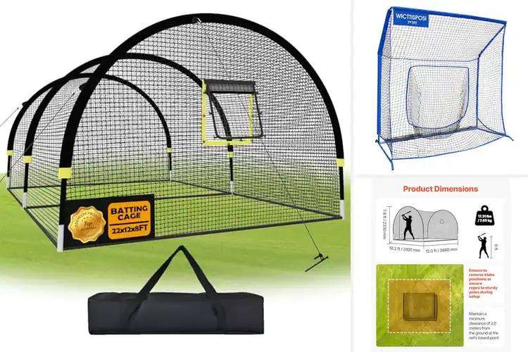 Detailed view of Best Portable Practice Cages for Smarter Swing Training
