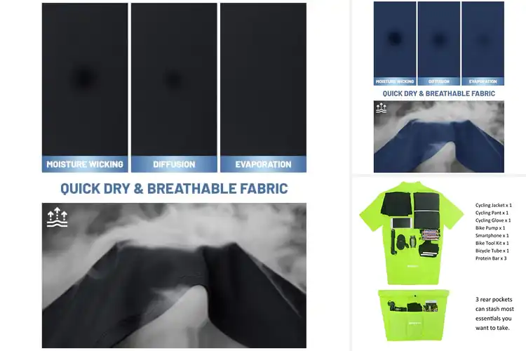 Detailed view of Best Quick Dry Jerseys