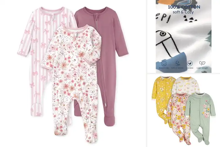 Detailed view of Best Soft Baby Sleepwear: 10 Cozy Picks for Sweet Dreams