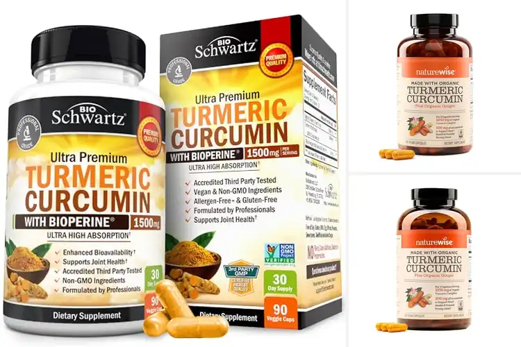 Detailed view of Best Turmeric Curcumin Bioperine Capsules