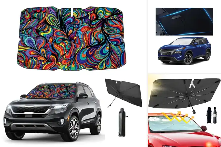 Detailed view of Best UV Blocking Windshield Shades