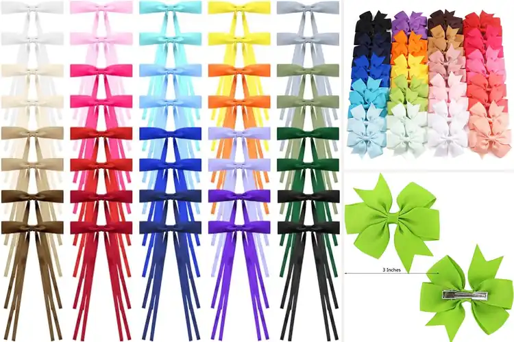 Detailed view of Best Value Hair Bow Sets