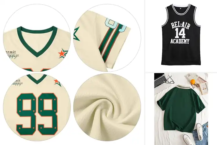 Detailed view of Best Vintage Jerseys: 10 Retro Picks for Style & Comfort