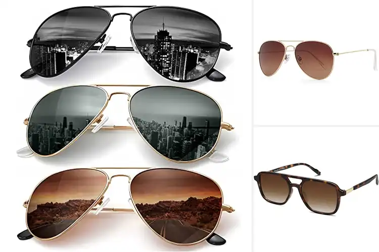 Detailed view of Best Womens Aviator Sunglasses
